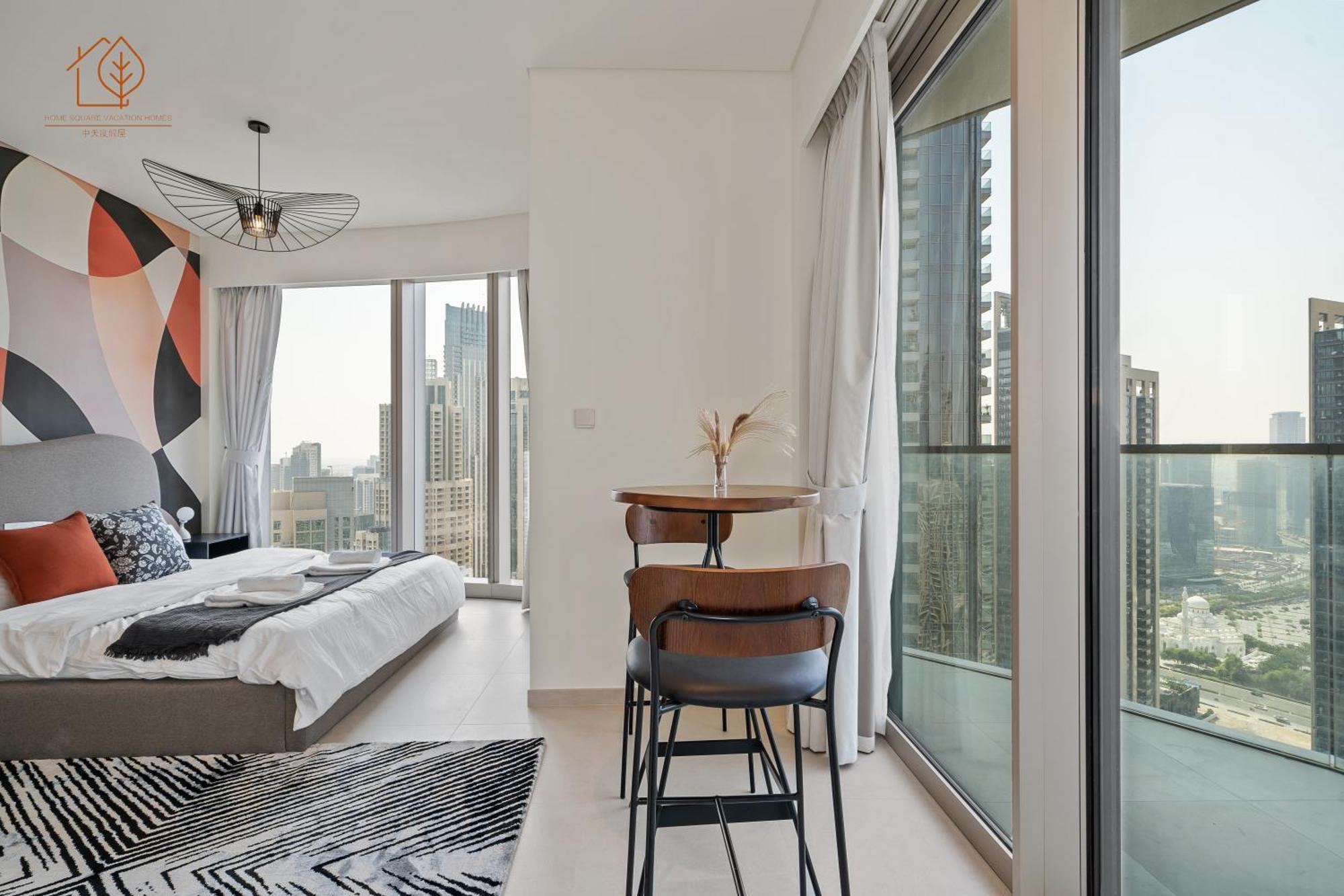 Chic Home With Great Views Near Burj Khalifa 197Gr-2 ดูไบ ภายนอก รูปภาพ