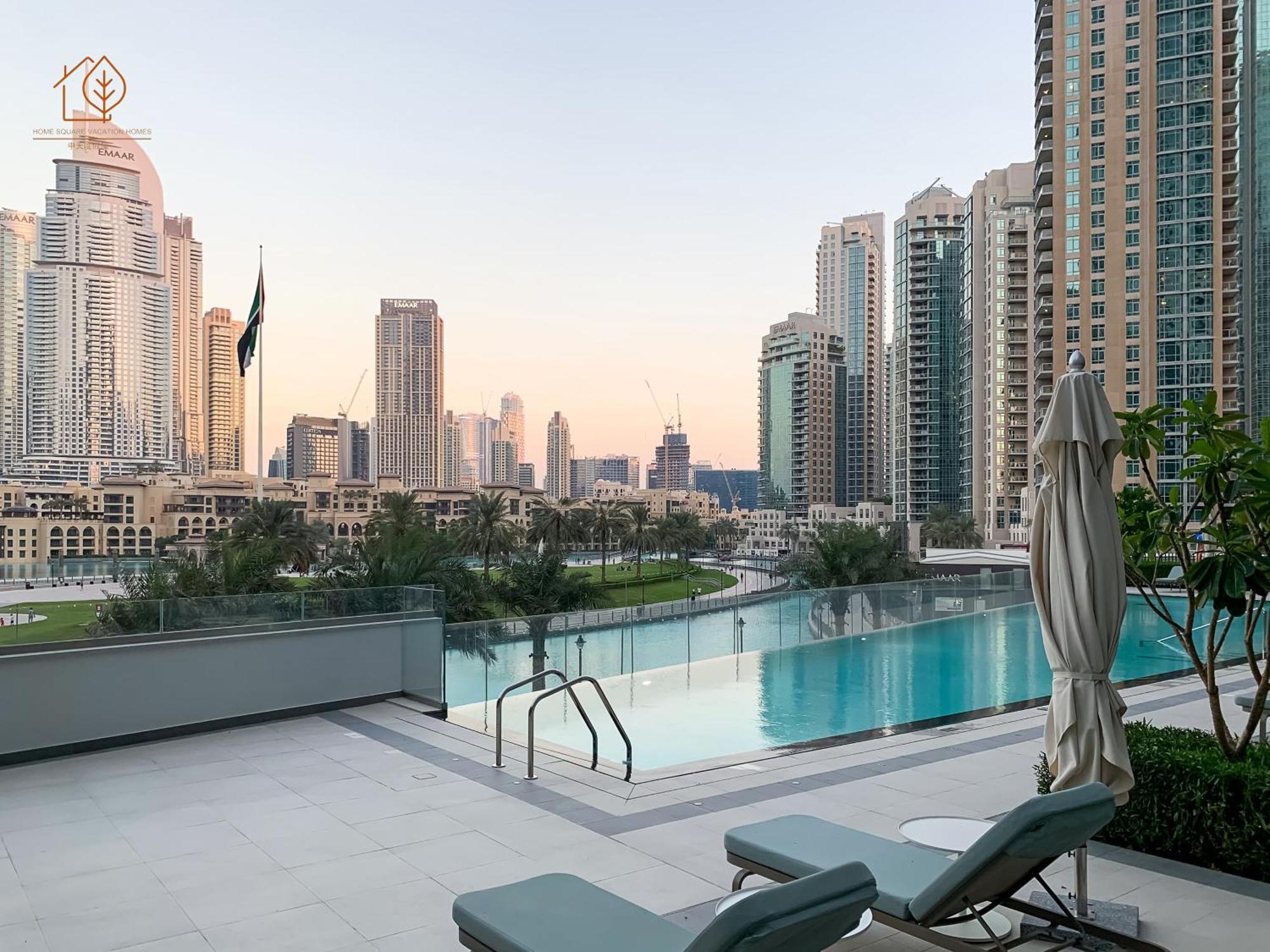 Chic Home With Great Views Near Burj Khalifa 197Gr-2 ดูไบ ภายนอก รูปภาพ